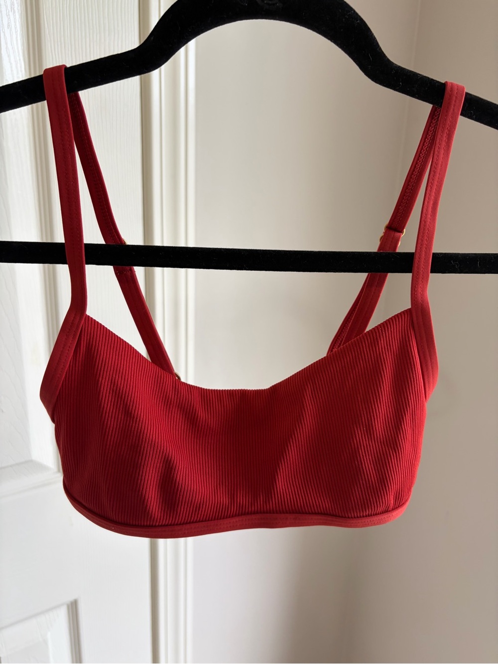 l*space Bikini Top with Gold Hardware